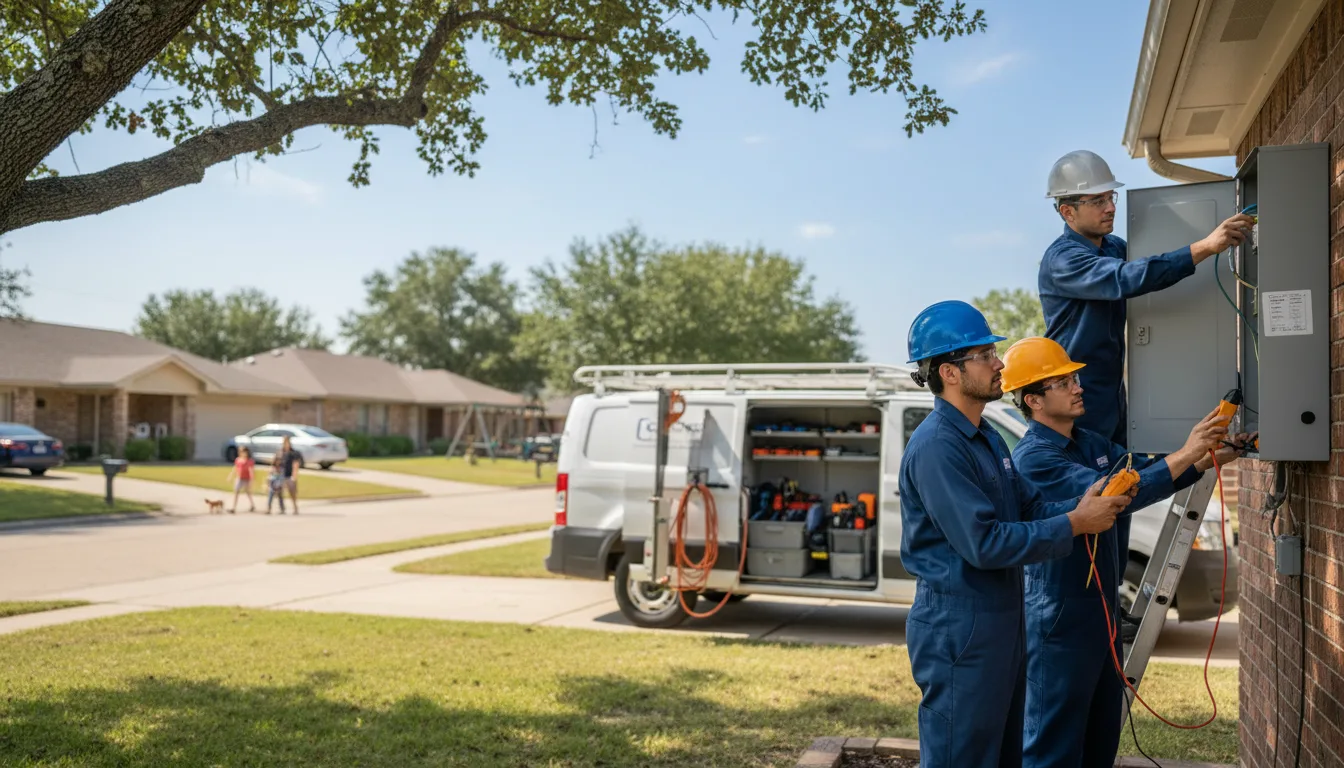 Certified electrician providing emergency electrical services in Withee, WI